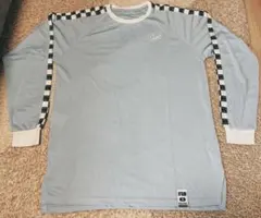 新品 Slamble 長袖ウォームアップウェア 水色x白M長袖Tシャツ