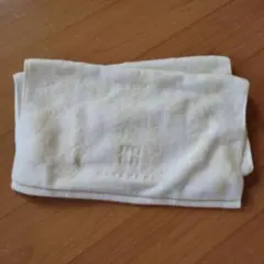 GIVENCHY ウォッシュタオル ホワイト ロゴ刺繍