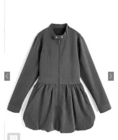 グレイル　フロントジップバルーンミニワンピース