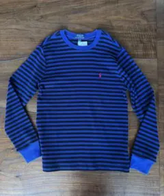 新品未使用タグ付き！！ポロラルフローレン　ボーダーニットM 10〜12(150)