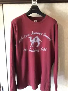 ハリウッドランチマーケット　キャメル　ロングスリーブ　Tシャツのサムネイル