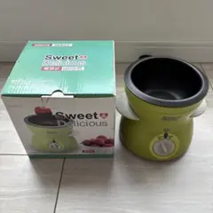 パール金属電気式チョコレートフォンデュ器Sweet＆Delicious グリーンのサムネイル