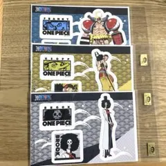 ワンピース　PETANTシール　フランキー　ウソップ　ブルック