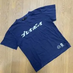 BEAMS プレイボーイ ネイビー 半袖Tシャツ レディースのサムネイル