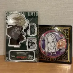 【新品】 サカモトデイズ　名場面ジオラマフィギュア　缶バッジ　セット　神々廻