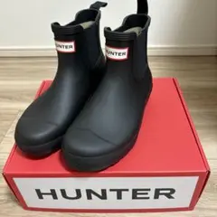 HUNTER サイドゴア ショートレインブーツ