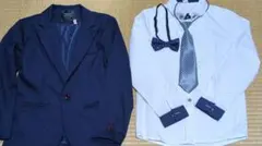 子供用フォーマルセット（ジャケット・シャツ・ネクタイ）