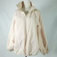 美品✨️ NICE CLAUP ナイスクラップ ジャケット ピンクベージュ Fのサムネイル