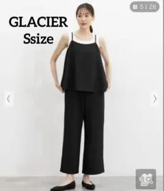 【新品】GLACIER / ブラックオールインワン スリップストラップ / Sのサムネイル