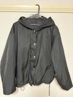 KBF フード付きブルゾン ブラック