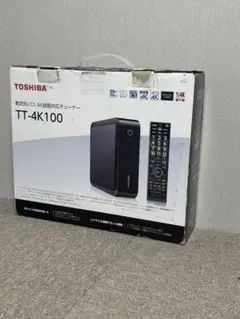 TOSHIBA TT-4K100 東芝 4K録画対応チューナー リモコン付 - メルカリ