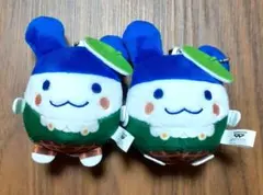 たまごっち　ボールチェーン付き ぬいぐるみプチプチおみせっち　みみっち　2点