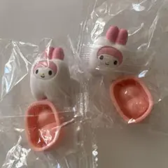サンリオ みんなでなっちゃお 歯 ガチャガチャ マイメロディ マイメロ 2個