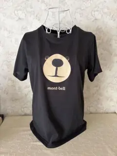 mont-bell クマロゴ 半袖Tシャツ Lサイズ 黒