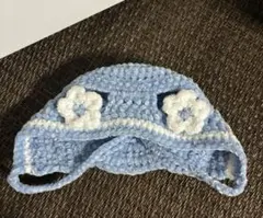 ほっかむり サックスカラー （白ライン）