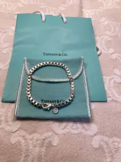 【美品】ティファニー TIFFANY ベネチアンブレスレット SV925付属品付