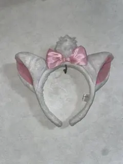 猫耳カチューシャ ホワイト/ピンク