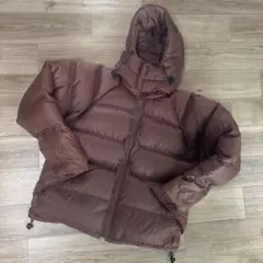 L.L.Bean フード付きダウンジャケット ブラウン ヴィンテージ 肉厚のサムネイル