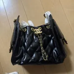 CHANEL マトラッセ チェーンショルダーバッグ ブラック ノベルティグッズのサムネイル