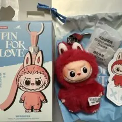 正規品　POPMART イニシャル X ラブブ ぬいぐるみキーホルダー