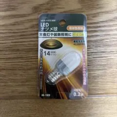 LED電球 E12口金 14ルーメン 40,000時間のサムネイル