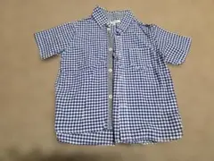 ギンガムチェック 半袖シャツ