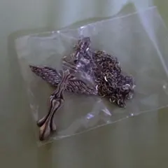 【RiRi様】翼のある十字架デザインのネックレス＆オープンハートチャーム
