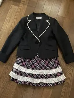 女の子 フォーマル スーツ　130cm 卒園卒業