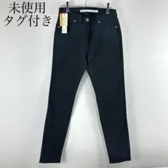 未使用タグ付き　nanea ナネア　L ストレッチ　スキニーパンツ　ブラック