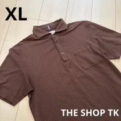 THE SHOP TK メンズ トップス　ポロシャツ ブラウン XL サイズのサムネイル