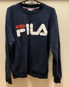 FILA フィラ トレーナー スウェット 紺色ストリート系 y2k 平成 古着