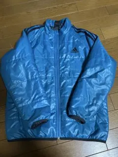 adidas 青 ジャケット 140cm