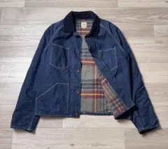 Sanca ショートデニムカバーオール 短丈