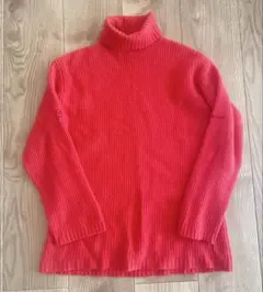 CASTELBAJAC タートルネックニット カシミヤ100% レッド