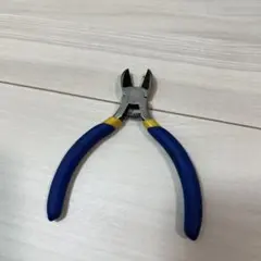 ニッパー バネ付き ブルー