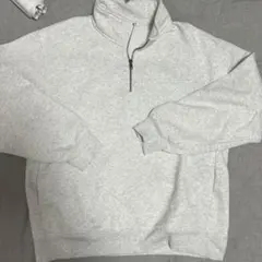 長袖ハーフジップ