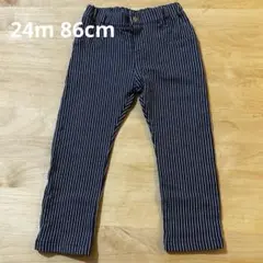 プチバトー/ネイビーストライプ 24m 86cm