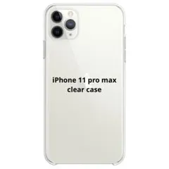 Apple アップル iPhone11promax純正ケース クリア 透明