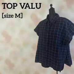 TOP VALU レディース シャツ M 麻 リネン混のサムネイル