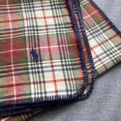 【Ralph Lauren⭐️】チェック柄綿ハーフブランケット