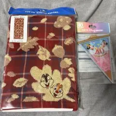 チップとデール タオル 40周年 フラッグ