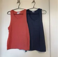 【2点セット】トップマン　タンクトップ ユニクロ　GU エイチアンドエム