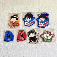 おそ松さん ラバーストラップ 7点セット おそ松 カラ松 長兄 ツリービレッジ他