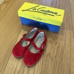 La Cadena 赤 キッズシューズ