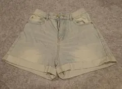 デニムショートパンツ Sサイズ ライトブルー