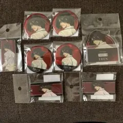 進撃の巨人　くじメイト 戦う背中ver. 【 エレン 】　8点セット