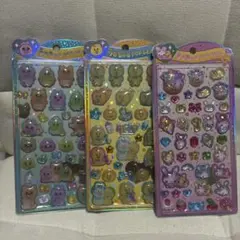 んぽちゃむ うるちゅるポップシール 3種類セット
