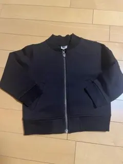 petit main ジップアップジャケット 90サイズ 黒