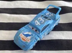 新品カーズ ミニカー　カーズ　キング　ダメージバージョン