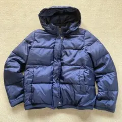 LAUTREAMONT フード付きダウンジャケット 38 ネイビー